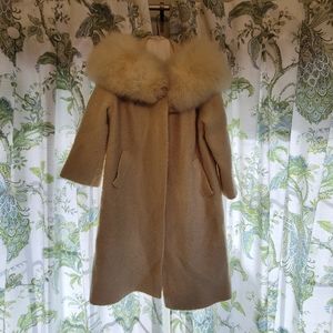 Women's Coat with Mink Fur